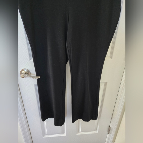 Vera Wang Bootcut Pants Trousers Pull-on Career Plus Size XXL Black EUC - Picture 2 of 5
